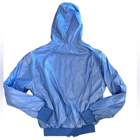 Vintage Blue Streak Adult Large Rip Stop Lined Full Zip Blue Windbreaker - Picture 2 of 5